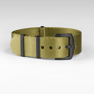 SEATBELT NATO STRAP / OLIVE/BLACK